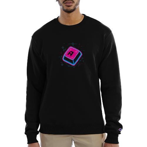 Neon Pixel A Key - Champion Unisex Powerblend Sweatshirt 