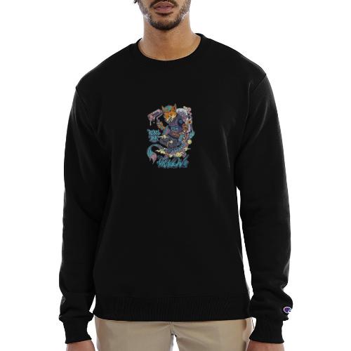 Kitsune Street Rebel - Champion Unisex Powerblend Sweatshirt 