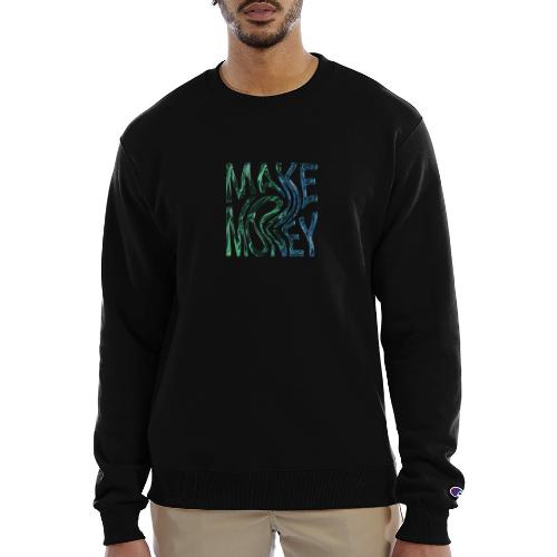 Make Money Neon 3D - Champion Unisex Powerblend Sweatshirt 