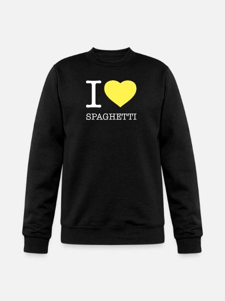 I LOVE SPAGHETTI - Champion Unisex Powerblend Sweatshirt - black