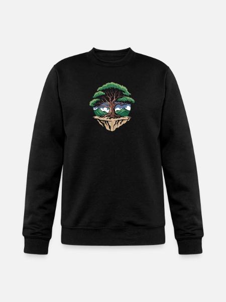 Floating Harmony Tree - Champion Unisex Powerblend Sweatshirt - black