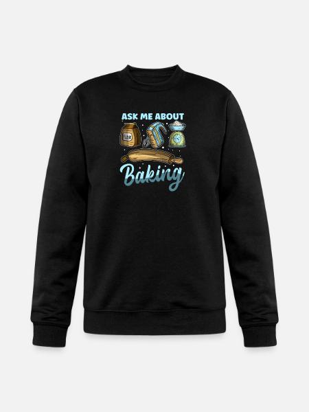 Bake Bakers Ask About Baking - Champion Unisex Powerblend Sweatshirt - black