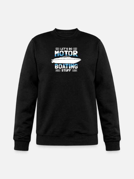 Motor Boating Stuff Motorboat - Champion Unisex Powerblend Sweatshirt - black