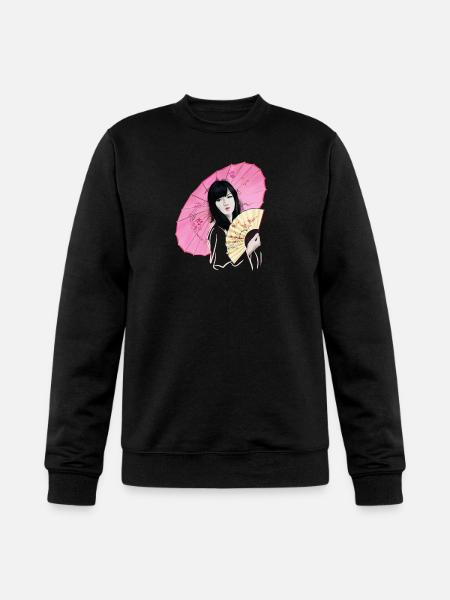 Sakura - Champion Unisex Powerblend Sweatshirt - black