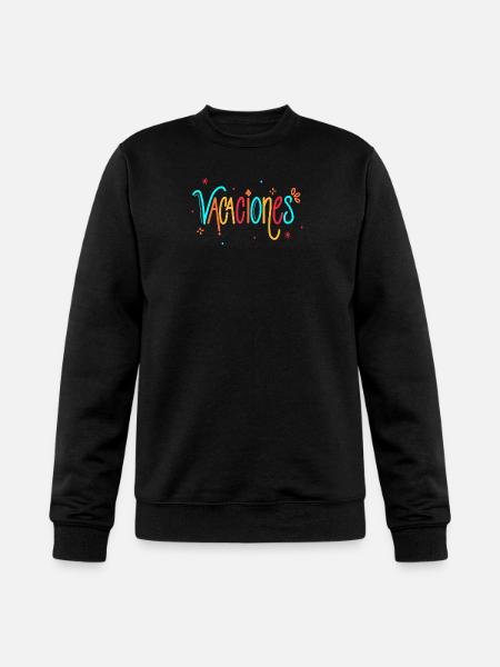 Vacaciones Rainbow Handletter - Champion Unisex Powerblend Sweatshirt - black