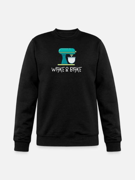 Wake And Bake - Champion Unisex Powerblend Sweatshirt - black