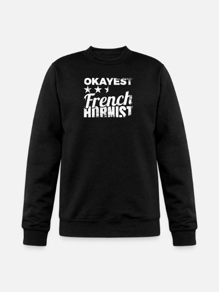 Average French Hornist - Champion Unisex Powerblend Sweatshirt - black