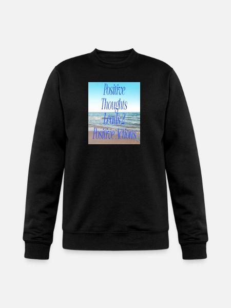 Positive Thoughts, Positive Actions - Champion Unisex Powerblend Sweatshirt - black