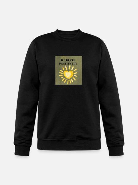 Radiate Positivity Sunheart - Champion Unisex Powerblend Sweatshirt - black