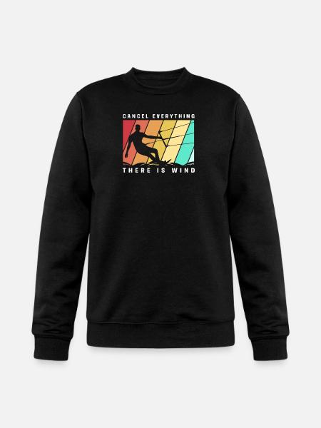 Kite Boarding Summer Kitesurfing - Champion Unisex Powerblend Sweatshirt - black