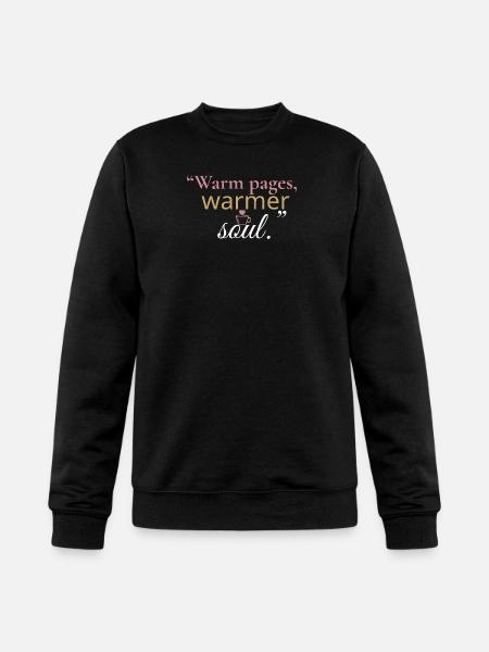 Warm Pages, Warmer Soul - Champion Unisex Powerblend Sweatshirt - black
