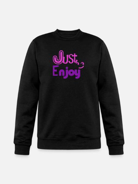 Just Enjoy - Champion Unisex Powerblend Sweatshirt - black