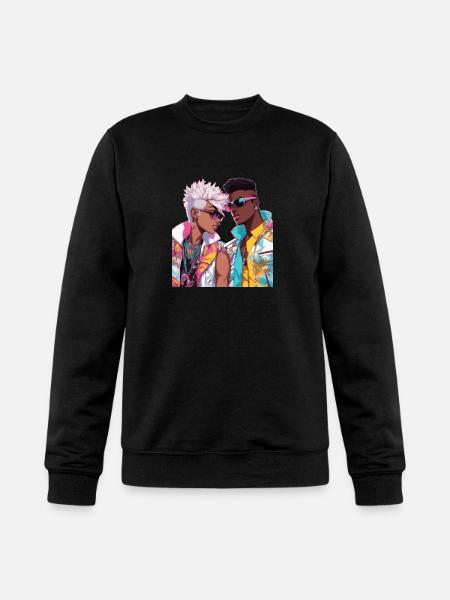 Anime Heart Skips Beats - Champion Unisex Powerblend Sweatshirt  - black