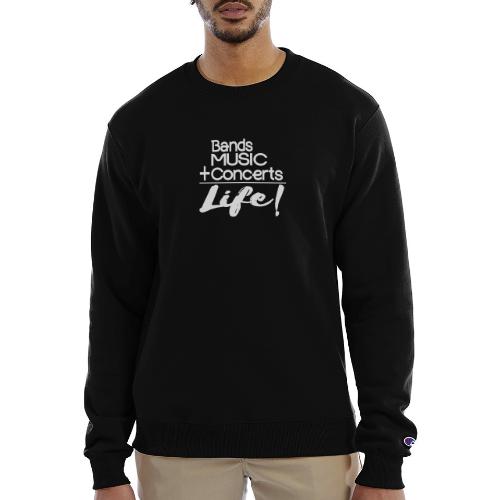Music is Life - Champion Unisex Powerblend Sweatshirt 