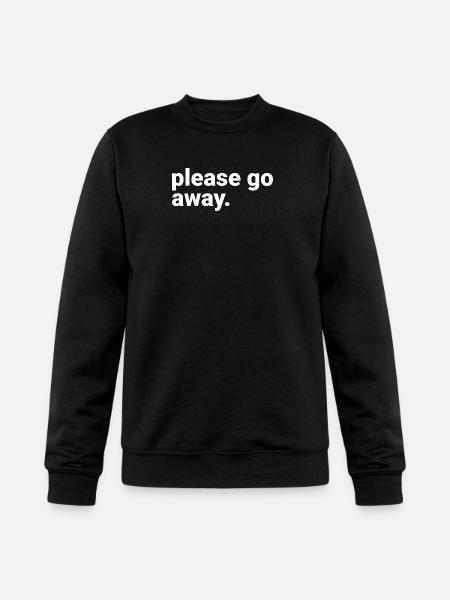 Please Go Away - Champion Unisex Powerblend Sweatshirt  - black
