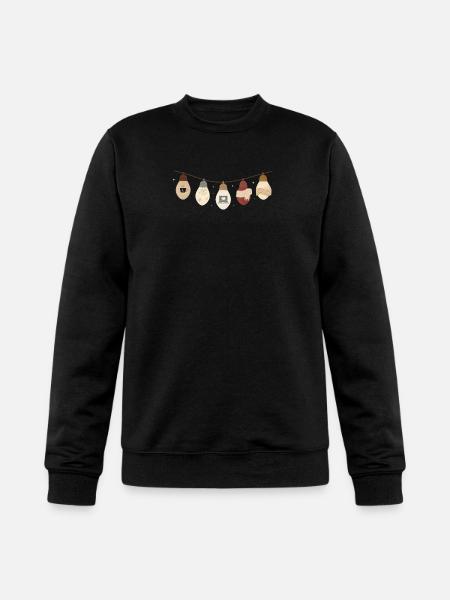 comfy lights winter - Champion Unisex Powerblend Sweatshirt  - black