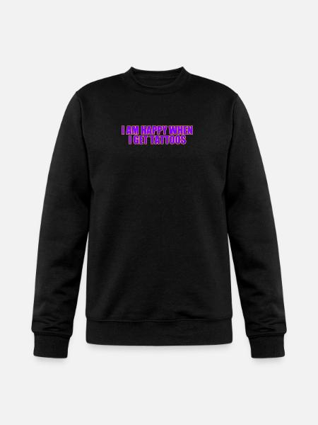 Tattoo Mood: Happy Ink Vibes - Champion Unisex Powerblend Sweatshirt - black