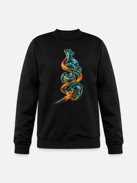 Glass Blowing - Champion Unisex Powerblend Sweatshirt - black