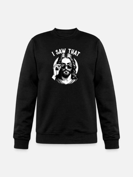 Jesus Saw That Christian - Champion Unisex Powerblend Sweatshirt - black