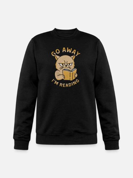 Go Away I'm Reading - Champion Unisex Powerblend Sweatshirt - black