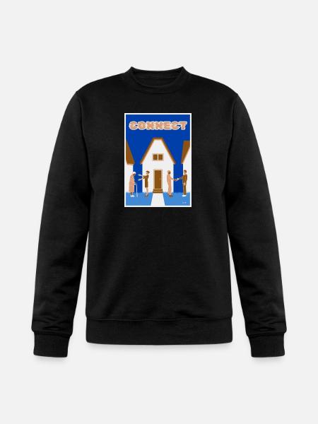 Connect - Champion Unisex Powerblend Sweatshirt - black