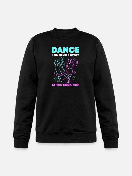 Dance Party Sock Hop - Champion Unisex Powerblend Sweatshirt  - black