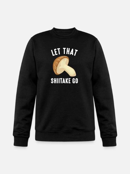 Let That Shiitake Go - Champion Unisex Powerblend Sweatshirt - black