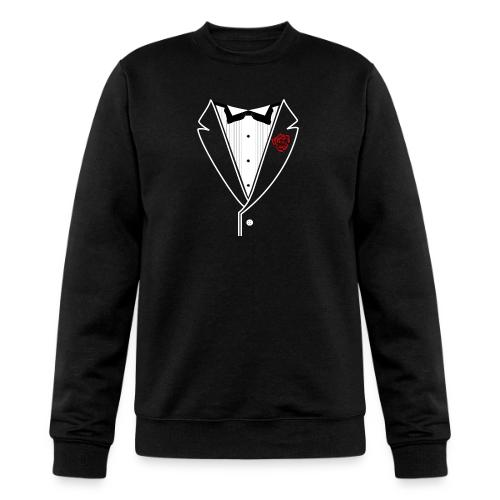 Tuxedo w/White Lapel - Champion Unisex Powerblend Sweatshirt 