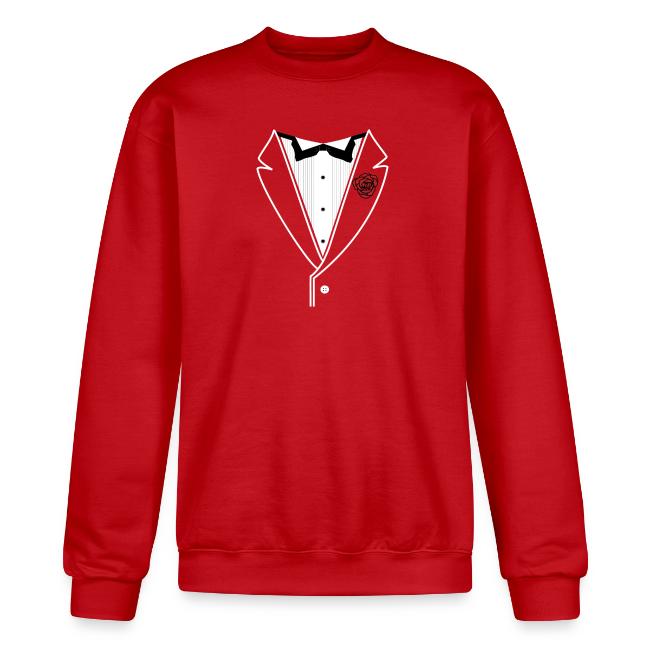 TUXEDO with Red Rose