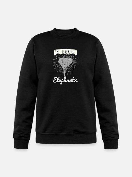 Elephant - Champion Unisex Powerblend Sweatshirt - black