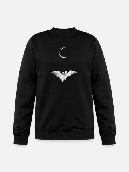 Bat Moon - Champion Unisex Powerblend Sweatshirt - black