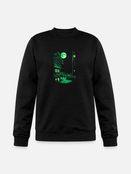 Moonlit Marina - Champion Unisex Powerblend Sweatshirt - black
