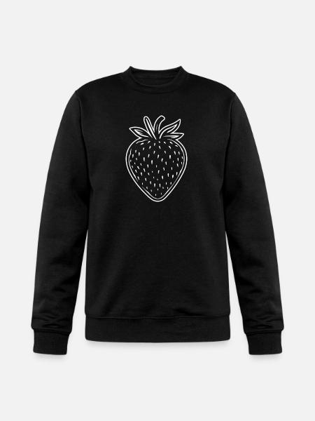 Strawberry Fruit Berries - Champion Unisex Powerblend Sweatshirt - black