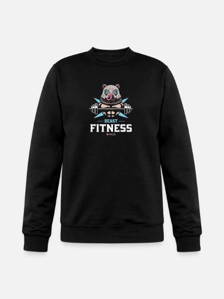 Crunch Time Fitted - Champion Unisex Powerblend Sweatshirt - black