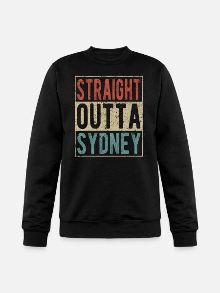 Straight outta Sydney - Champion Unisex Powerblend Sweatshirt - black