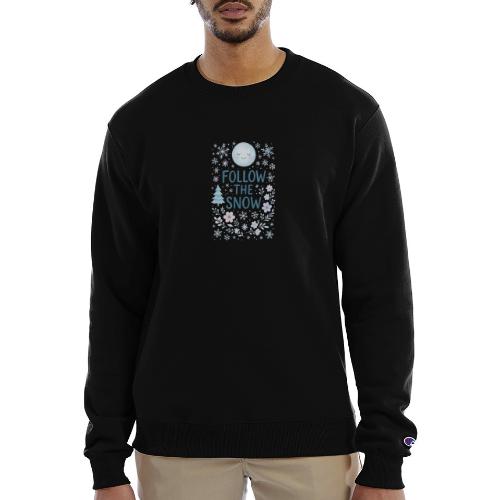 Follow the Snow – Cozy Winter Watercolor - Champion Unisex Powerblend Sweatshirt 