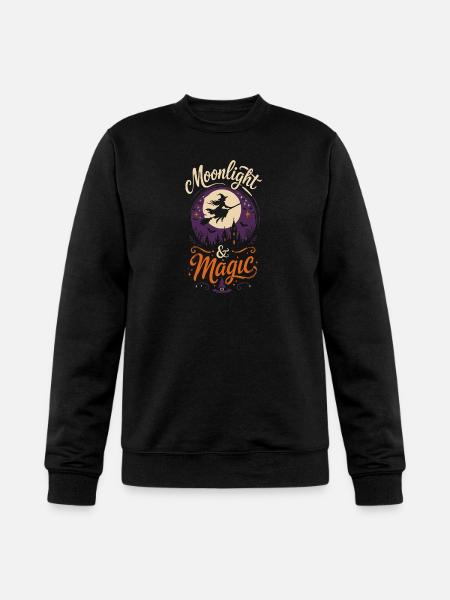 Moonlight & Magic Tshirt - Champion Unisex Powerblend Sweatshirt - black