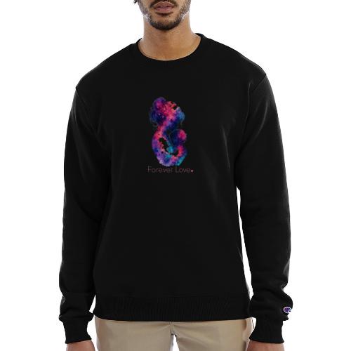 Forever Love-Vibrant Watercolor Mother-Child - Champion Unisex Powerblend Sweatshirt 