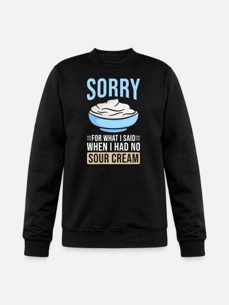 Sour Cream - Champion Unisex Powerblend Sweatshirt - black