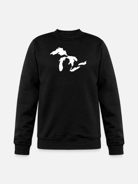Great lakes white - Champion Unisex Powerblend Sweatshirt - black