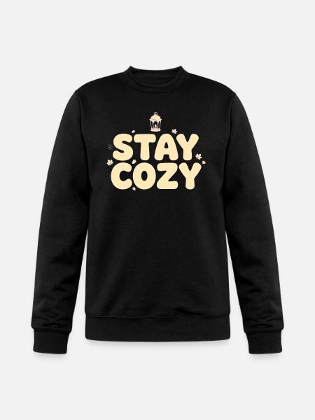 Stay Cozy Lantern Autumn - Champion Unisex Powerblend Sweatshirt  - black