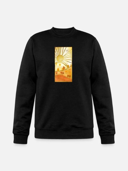 Landscape Sun - Champion Unisex Powerblend Sweatshirt  - black