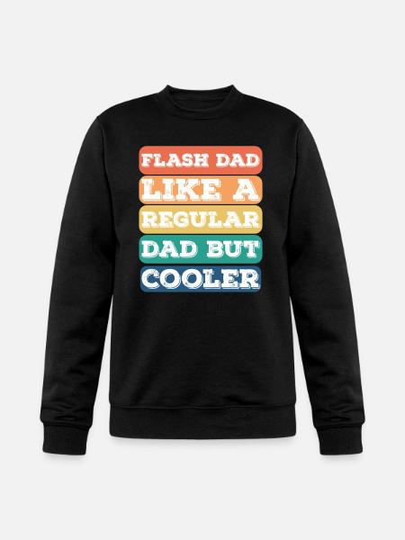 Bouldering Flash Dad Boulderer - Champion Unisex Powerblend Sweatshirt - black