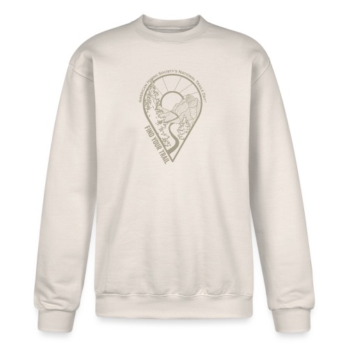 Find Your Trail Location Pin: National Trails Day - Champion Unisex Powerblend Sweatshirt 