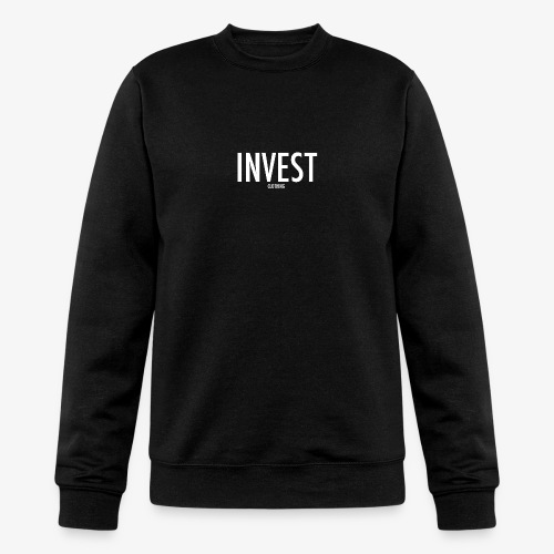 Invest Clothing White Text - Champion Unisex Powerblend Sweatshirt 