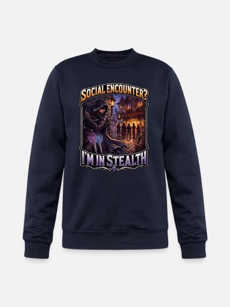 SOCIAL ENCOUNTER? I’M IN STEALTH - Champion Unisex Powerblend Sweatshirt - navy