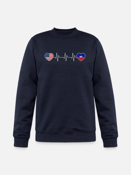 Haiti - Champion Unisex Powerblend Sweatshirt - navy