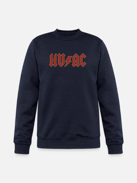 HVAC - Champion Unisex Powerblend Sweatshirt - navy