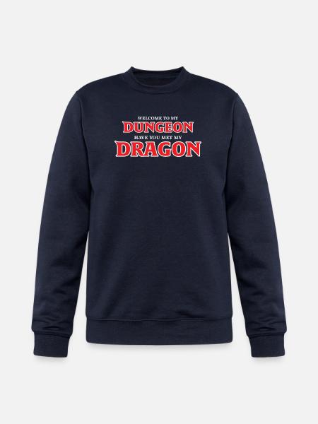 DUNGEON DRAGON retro - Champion Unisex Powerblend Sweatshirt - navy