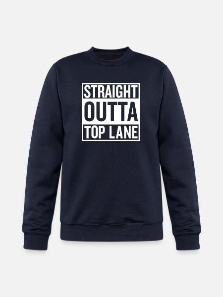 Straight Outta Top Lane - Champion Unisex Powerblend Sweatshirt  - navy